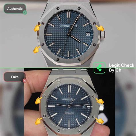 audemars piguet royal oak real vs fake|More.